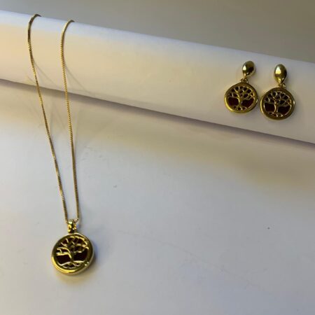 Conjunto Árbol de la vida- Cornalina