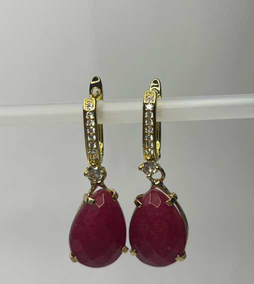 Caravanas Gema Magenta