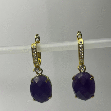 Caravanas Gema Violeta