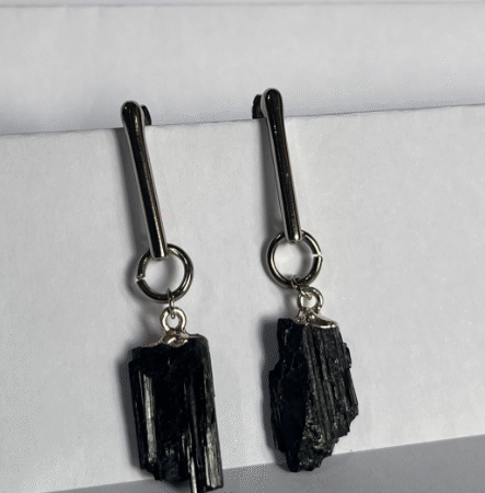 Caravanas Turmalina Negra