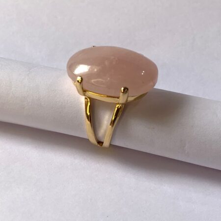 Anillo Amor- Cuarzo Rosa