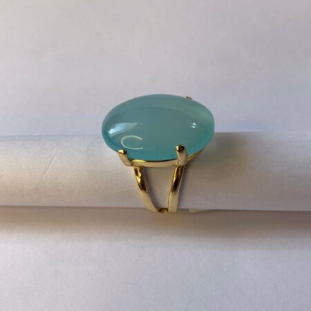 Anillo Amor - Aguamarina