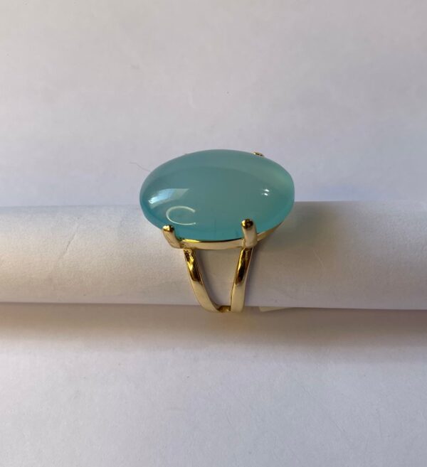 Anillo Amor - Aguamarina