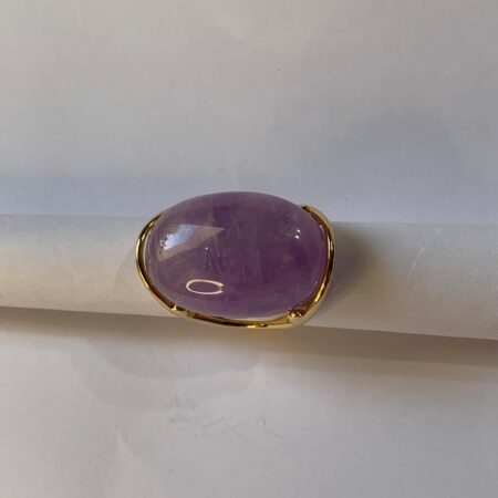 Anillo Saturno-Amatista