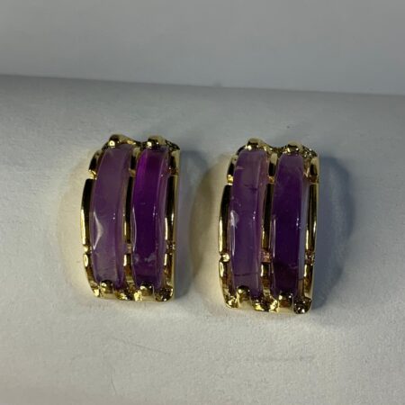 Caravanas Media Luna-Amatistas