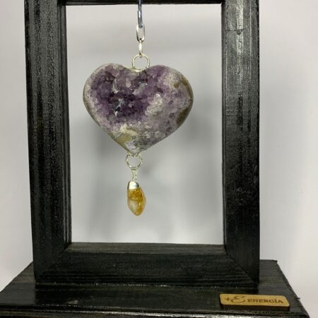 Cuadro decorativo- Amatista y Citrino