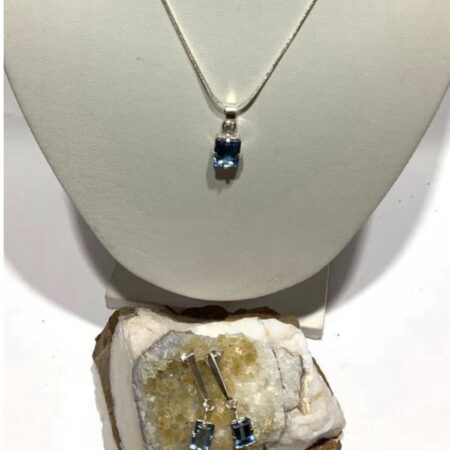 Conjunto Luz de Aguamarina