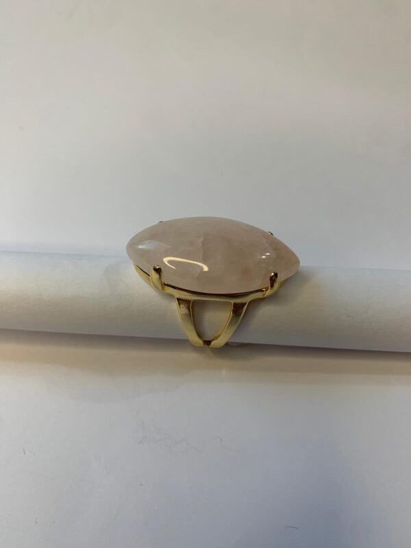 Anillo Cuarzo Rosa