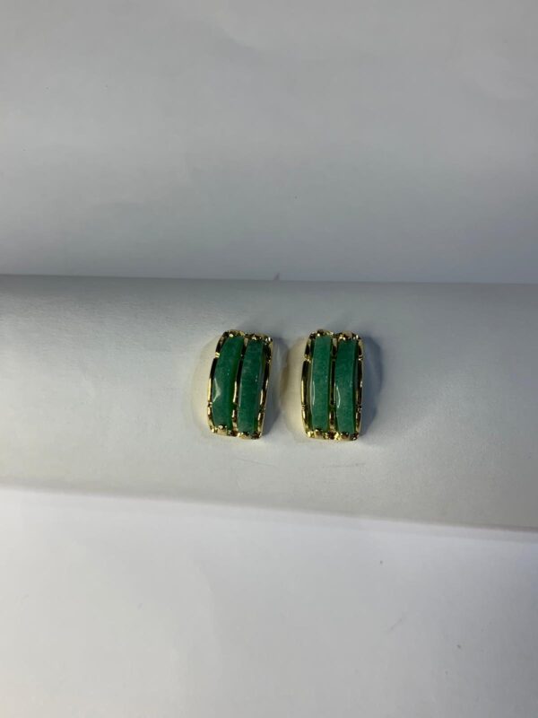 Caravana Media Luna-Cuarzo verde