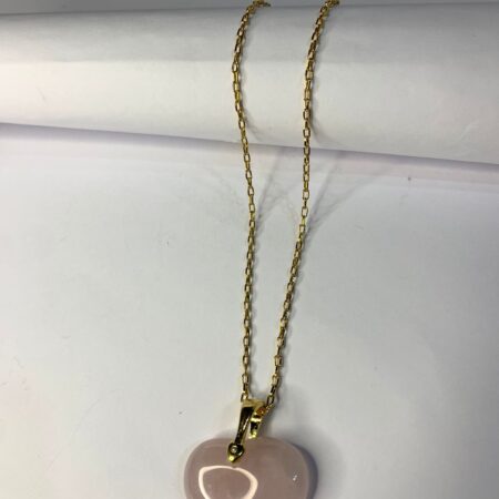 Corazón-Cuarzo Rosa