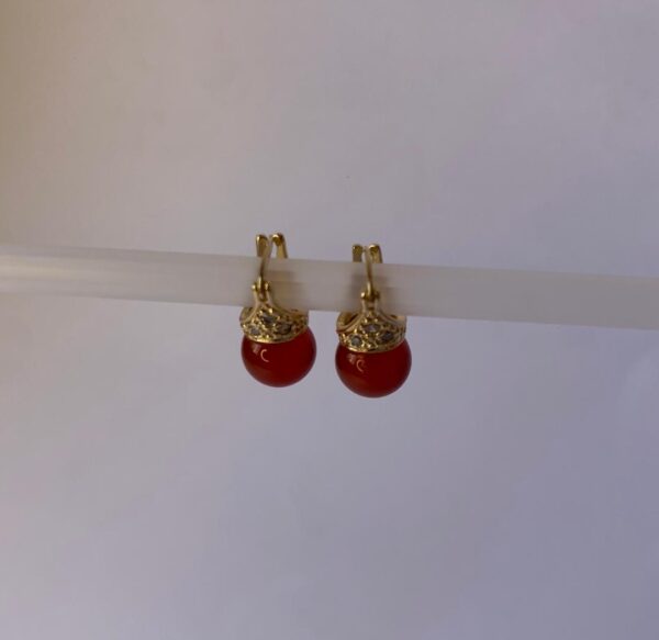 Caravanas Realeza-Cornalina