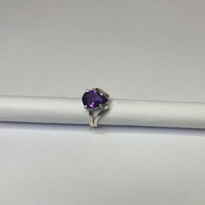 Anillo Luz de Amatista Gota en Plata 925