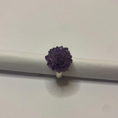 Anillo Roseta de Amatista en Plata 925