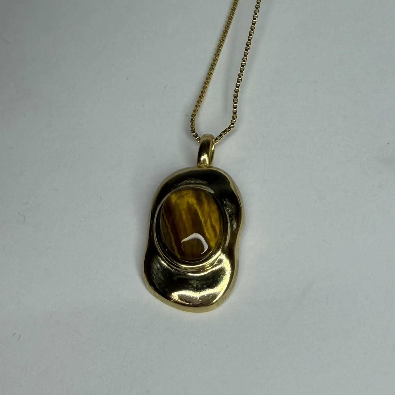 Conjunto Esencia | Cadena, Dije y Caravanas | Piedra Natural a Elección | Baño en Oro o Baño en Plata - Imagen 6