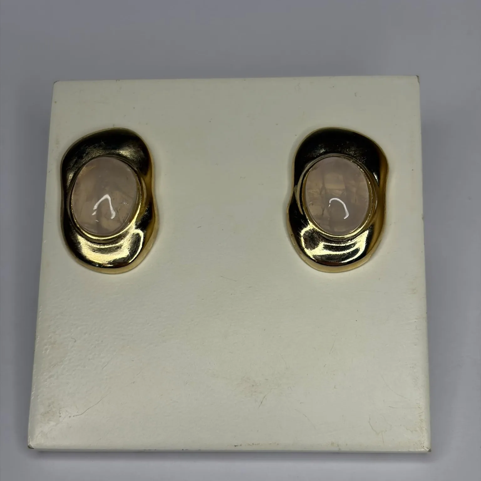 Conjunto Esencia | Cadena, Dije y Caravanas | Piedra Natural a Elección | Baño en Oro o Baño en Plata - Imagen 3